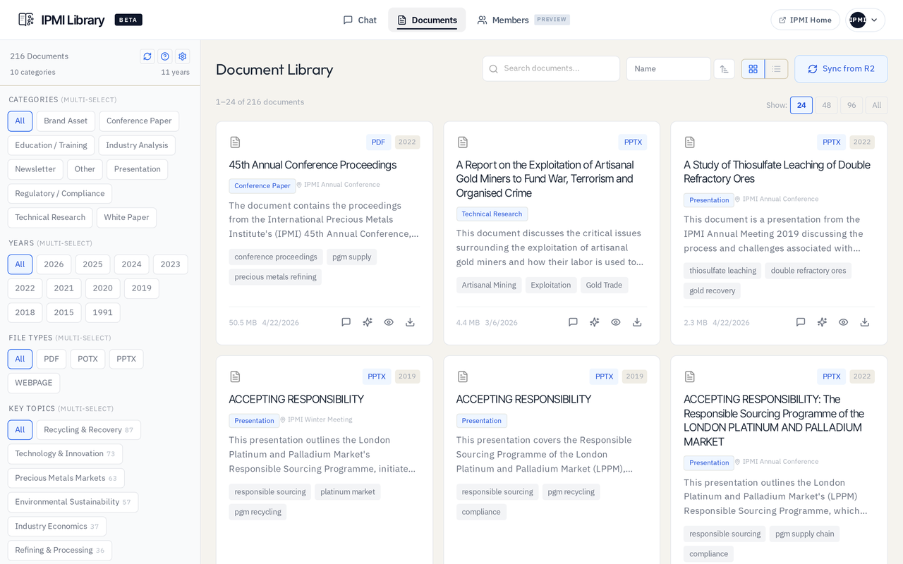 Document library